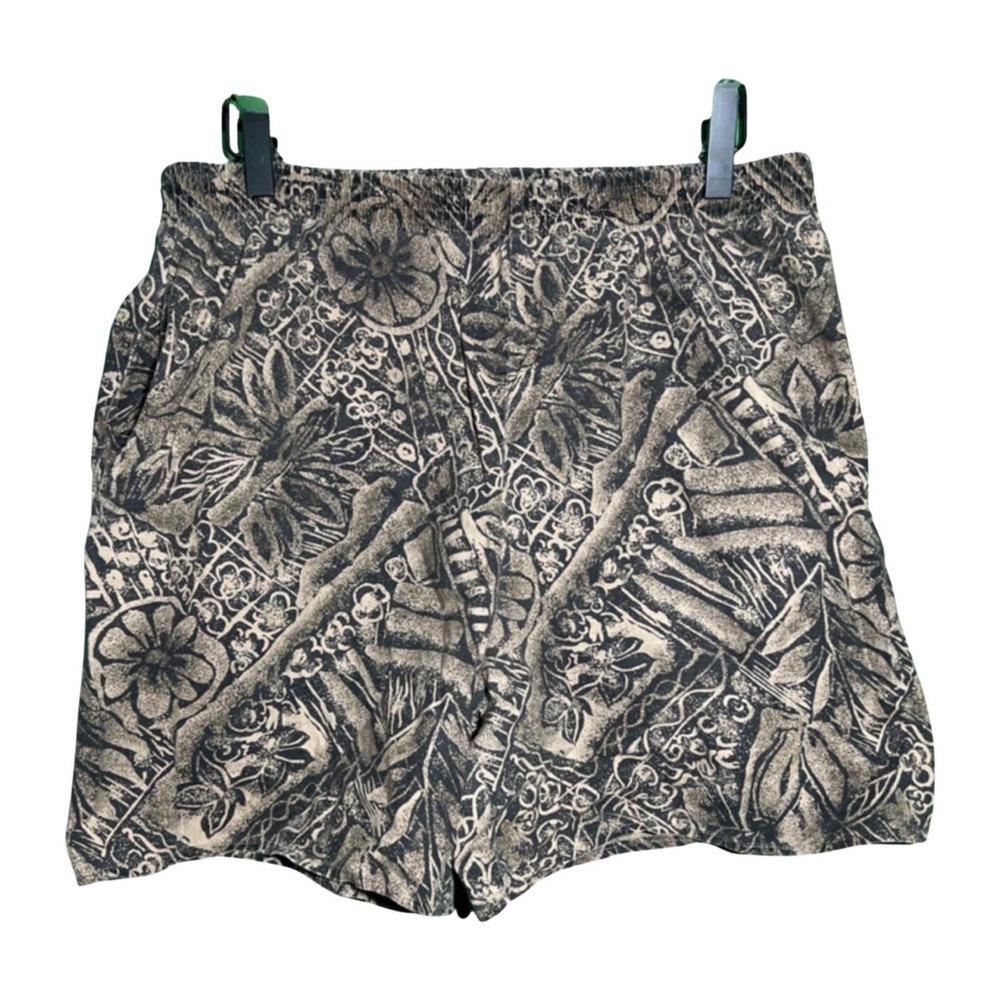 Vintage 80s style Sea Drifts womens size M Bermuda shorts with tropical print